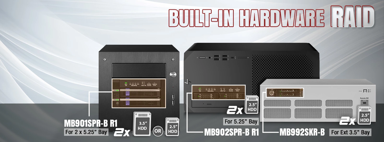 03. Built-in Hardware RAID series mainbanner